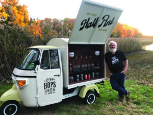 piaggio beer food truck