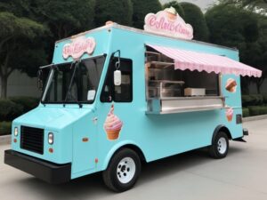 Electric Ice Cream Food Truck